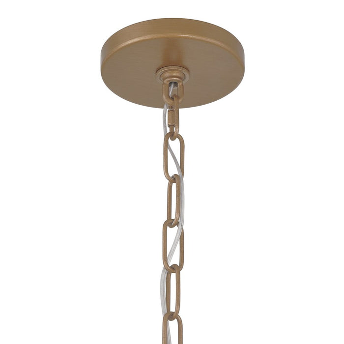 Savoy House Melia 6 Light Pendant, Cypress/Beads