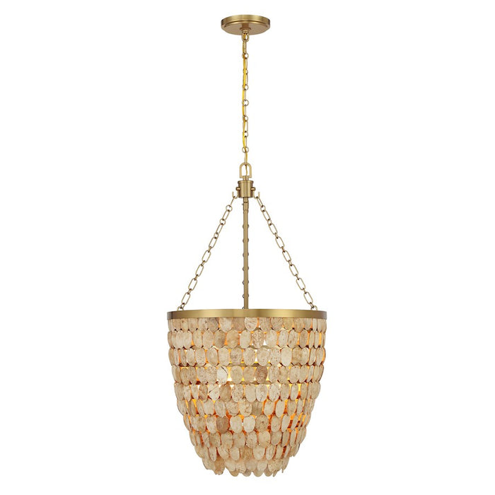 Savoy House Catalan 4 Light Pendant, Warm Brass - 7-7560-4-322