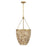 Savoy House Catalan 4 Light Pendant, Warm Brass
