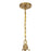Savoy House Catalan 4 Light Pendant, Warm Brass