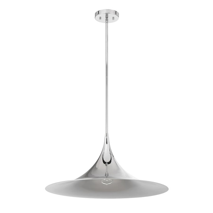 Savoy House Bowdin 1-Light Pendant, Polished Chrome