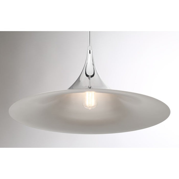 Savoy House Bowdin 1-Light Pendant, Polished Chrome