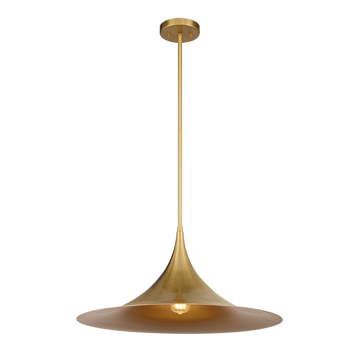 Savoy House Bowdin 1-Light Pendant, Warm Brass - 7-7639-1-322