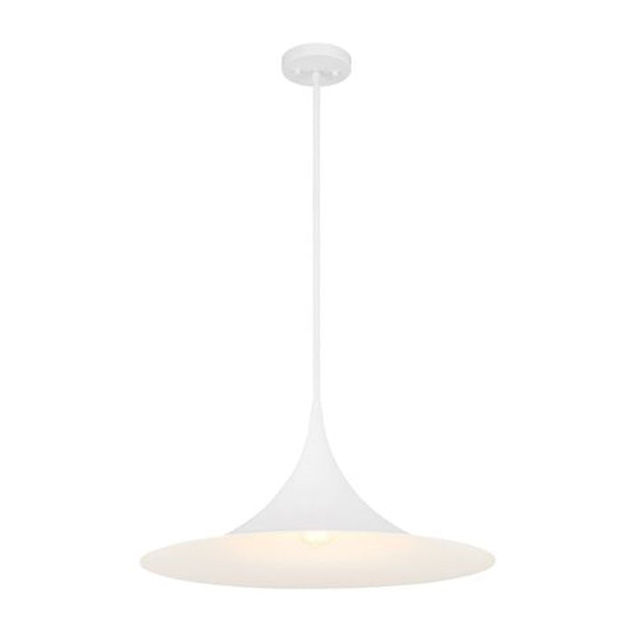 Savoy House Bowdin 1-Light Pendant, Bisque White
