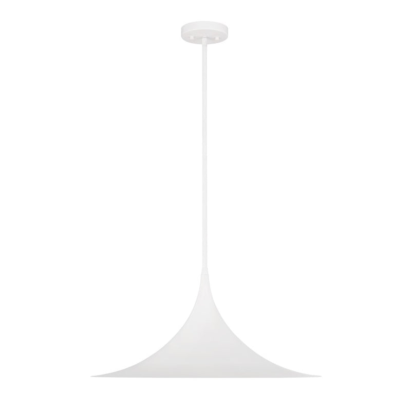 Savoy House Bowdin 1-Light Pendant, Bisque White
