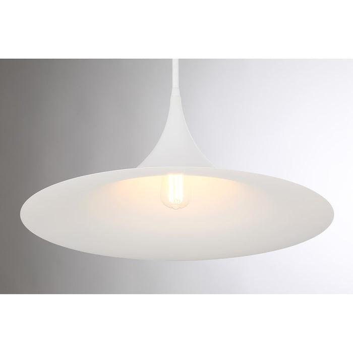 Savoy House Bowdin 1-Light Pendant, Bisque White