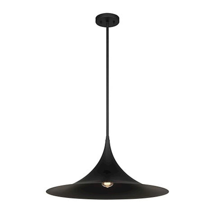 Savoy House Bowdin 1-Light Pendant, Matte Black