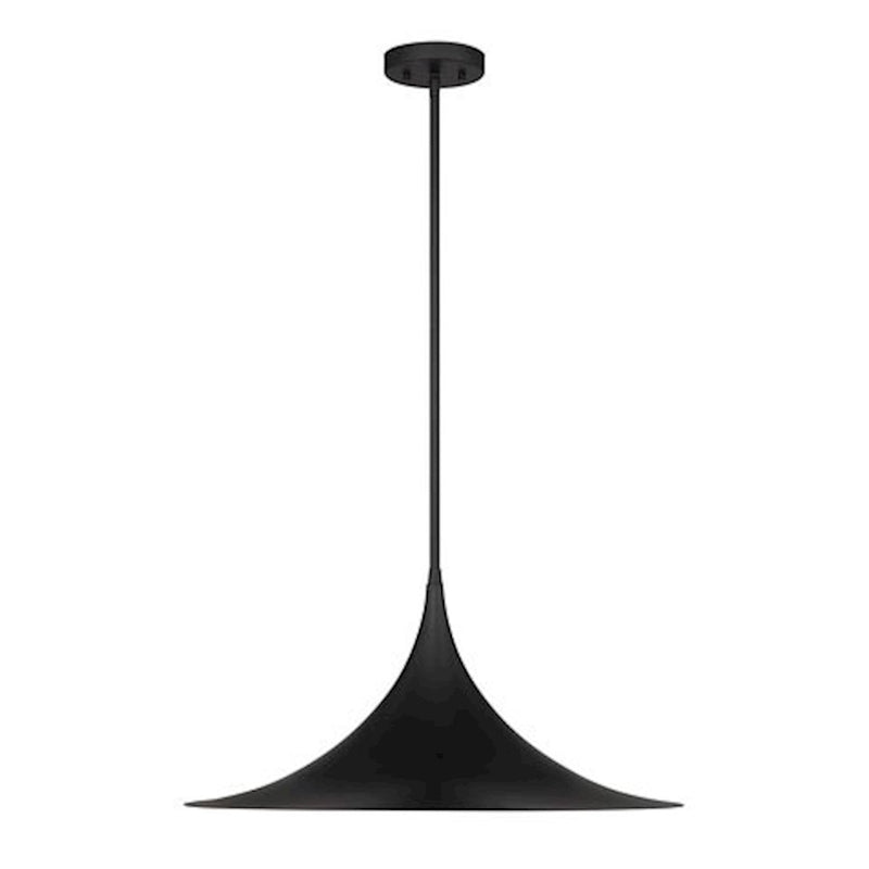 Savoy House Bowdin 1-Light Pendant, Matte Black