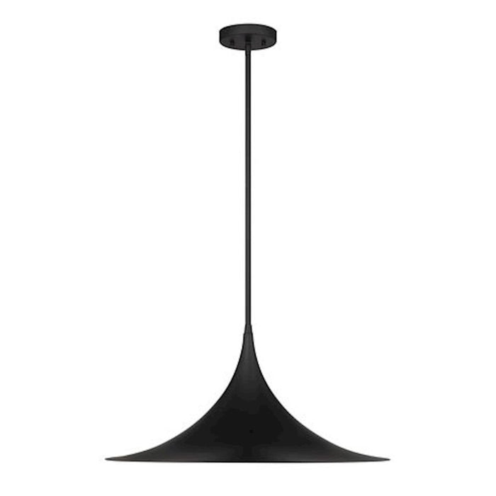 Savoy House Bowdin 1-Light Pendant, Matte Black