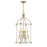 Savoy House Mayfair 4 Light Pendant, Brass/Chrome/Clear Acrylic - 7-7714-4-195