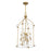 Savoy House Mayfair 4-Light Pendant, Warm Brass/Chrome