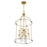 Savoy House Mayfair 4 Light Pendant, Brass/Chrome/Clear Acrylic