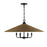 Savoy House Eman 6-Light Pendant, Matte Black/Dark Rattan - 7-7772-6-180