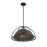 Savoy House Trentino 3-Light Pendant, Gunsmoke/Gray Rattan