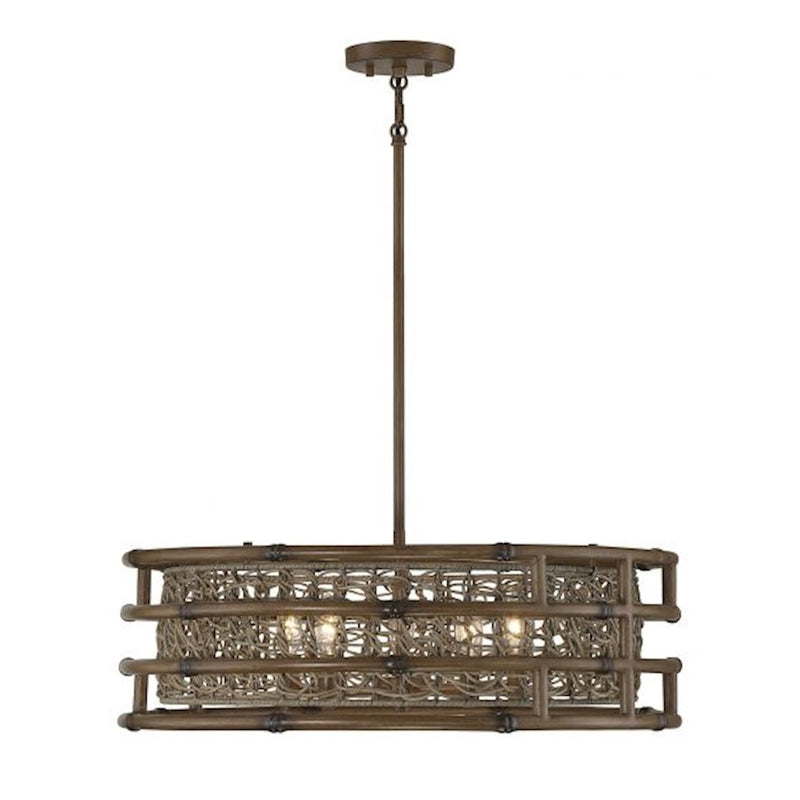 Savoy House Treviso 5-Light Pendant, Grapevine