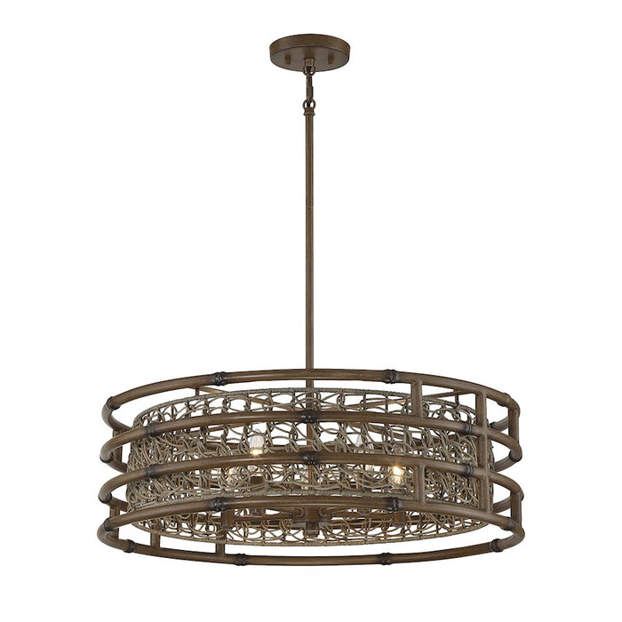 Savoy House Treviso 5-Light Pendant, Grapevine