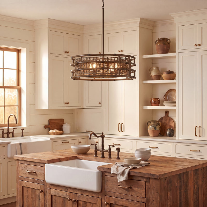 Savoy House Treviso 5-Light Pendant, Grapevine