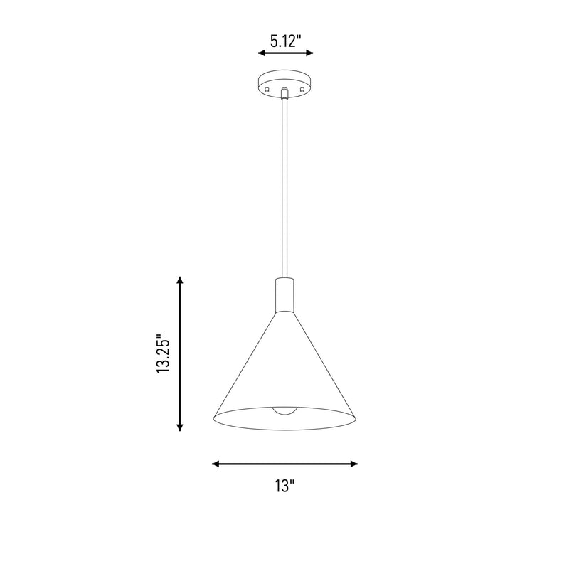 Savoy House Pharos 1-Light Pendant, Noble Brass