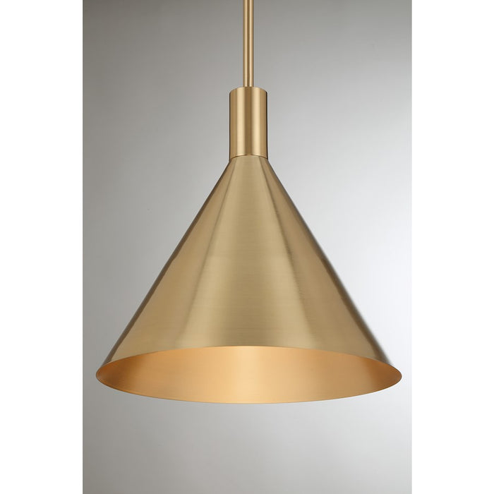 Savoy House Pharos 1-Light Pendant, Noble Brass