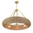 Savoy House Gaia 6 Lt Pendant, Woven, Warm Brass
