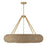 Savoy House Gaia 6 Lt Pendant, Woven, Warm Brass