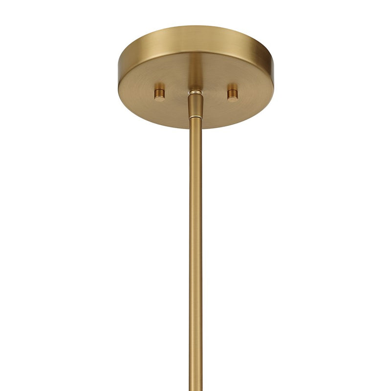 Savoy House Gaia 6 Lt Pendant, Woven, Warm Brass
