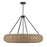 Savoy House Gaia 6 Lt Pendant, Woven, Matte Black - 7-8301-6-89