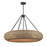 Savoy House Gaia 6 Lt Pendant, Woven, Matte Black