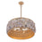 Savoy House Leanne 4 Lt Pendant, Chandon