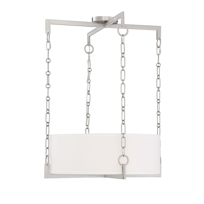 Savoy House Abbott 4-Light Pendant, Satin Nickel