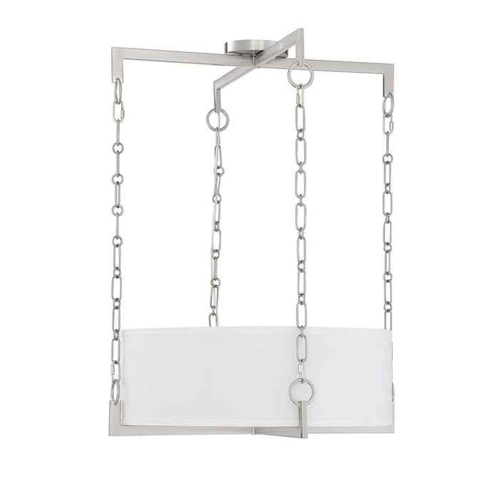 Savoy House Abbott 4-Light Pendant, Satin Nickel