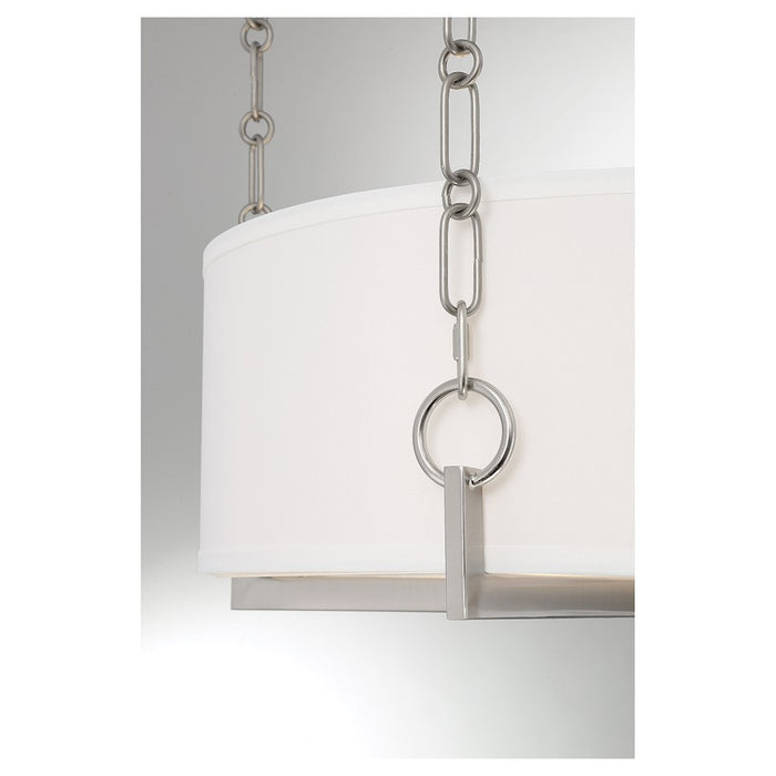 Savoy House Abbott 4-Light Pendant, Satin Nickel