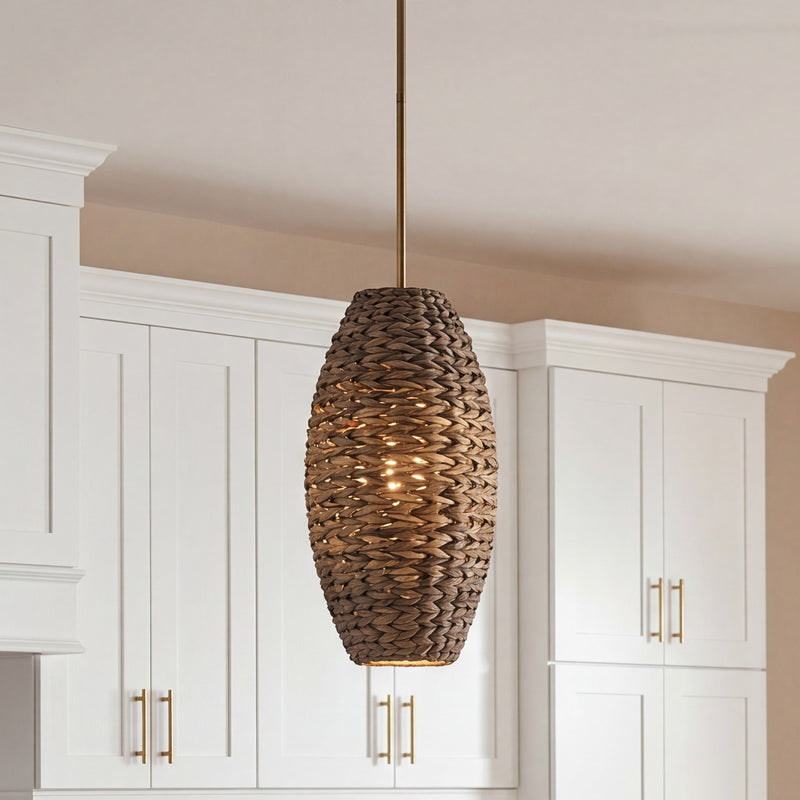 Savoy House Tierra Brisa 1Lt Pendant, Riviera, Riviera Brass