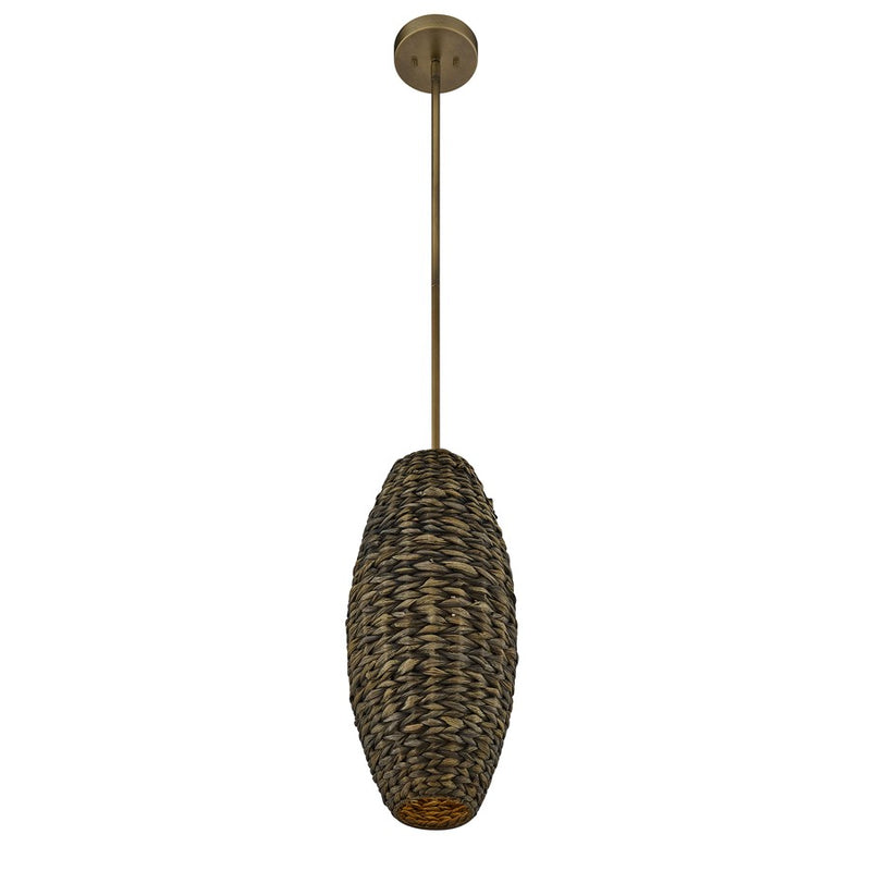 Savoy House Tierra Brisa 1Lt Pendant, Riviera, Riviera Brass