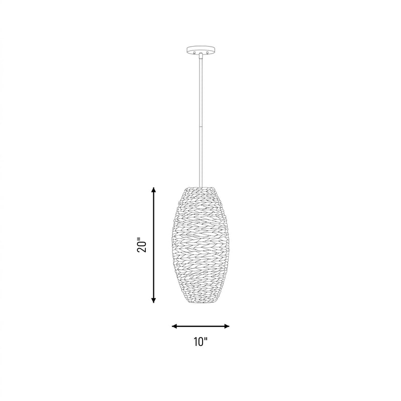 Savoy House Tierra Brisa 1Lt Pendant, Riviera, Riviera Brass