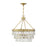 Savoy House Windham 4-Light Pendant, Warm Brass