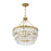 Savoy House Windham 4-Light Pendant, Warm Brass