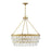 Savoy House Windham 6-Light Pendant, Warm Brass