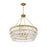 Savoy House Windham 6-Light Pendant, Warm Brass