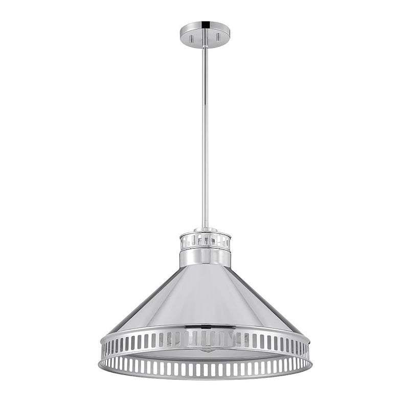 Savoy House Seagram 3-Light Pendant, Polished Nickel