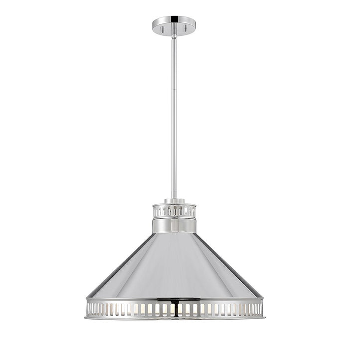 Savoy House Seagram 3-Light Pendant, Polished Nickel