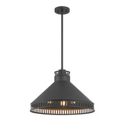 Savoy House Seagram 3-Light Pendant, Matte Black - 7-8801-3-89
