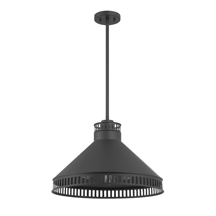 Savoy House Seagram 3-Light Pendant, Matte Black