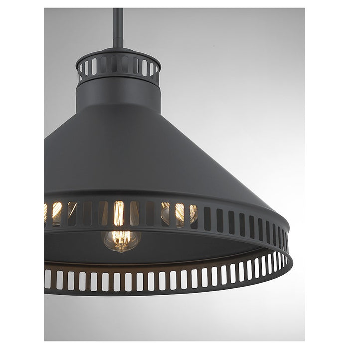 Savoy House Seagram 3-Light Pendant, Matte Black