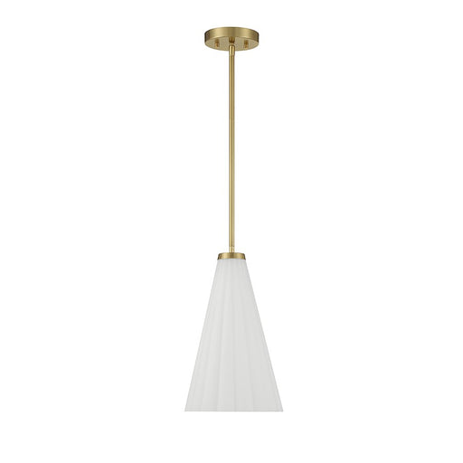 Savoy House Bristol 1-Light Pendant, Warm Brass