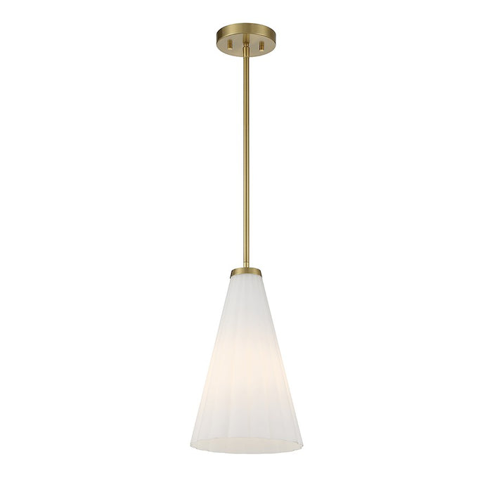 Savoy House Bristol 1-Light Pendant, Warm Brass