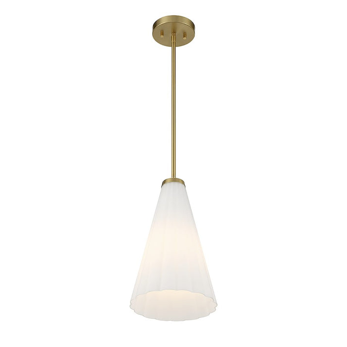 Savoy House Bristol 1-Light Pendant, Warm Brass