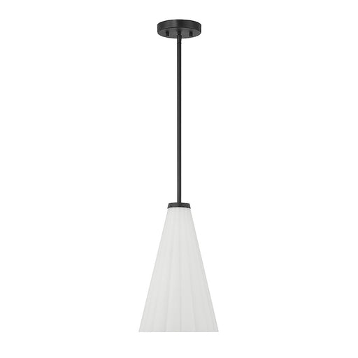 Savoy House Bristol 1-Light Pendant, Matte Black