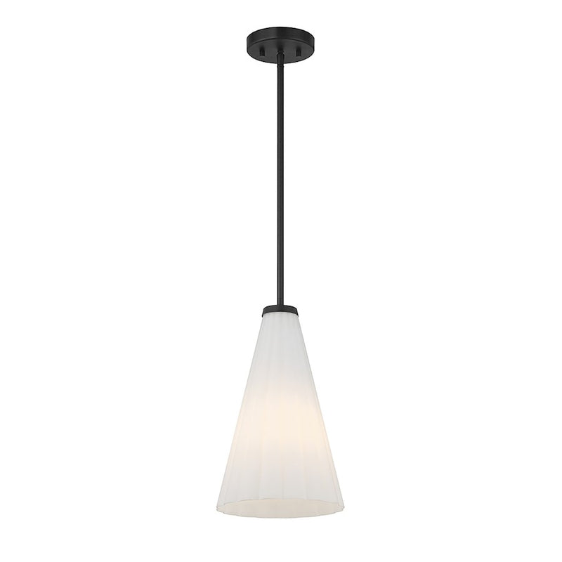 Savoy House Bristol 1-Light Pendant, Matte Black