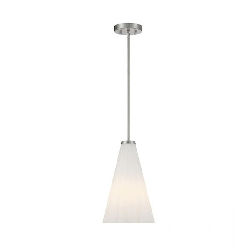 Savoy House Bristol 1-Light Pendant, Satin Nickel